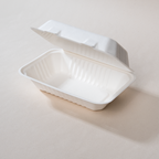 Contenedor Almeja Liso 9x6x3 de Bagazo de Caña con 250 Pzs