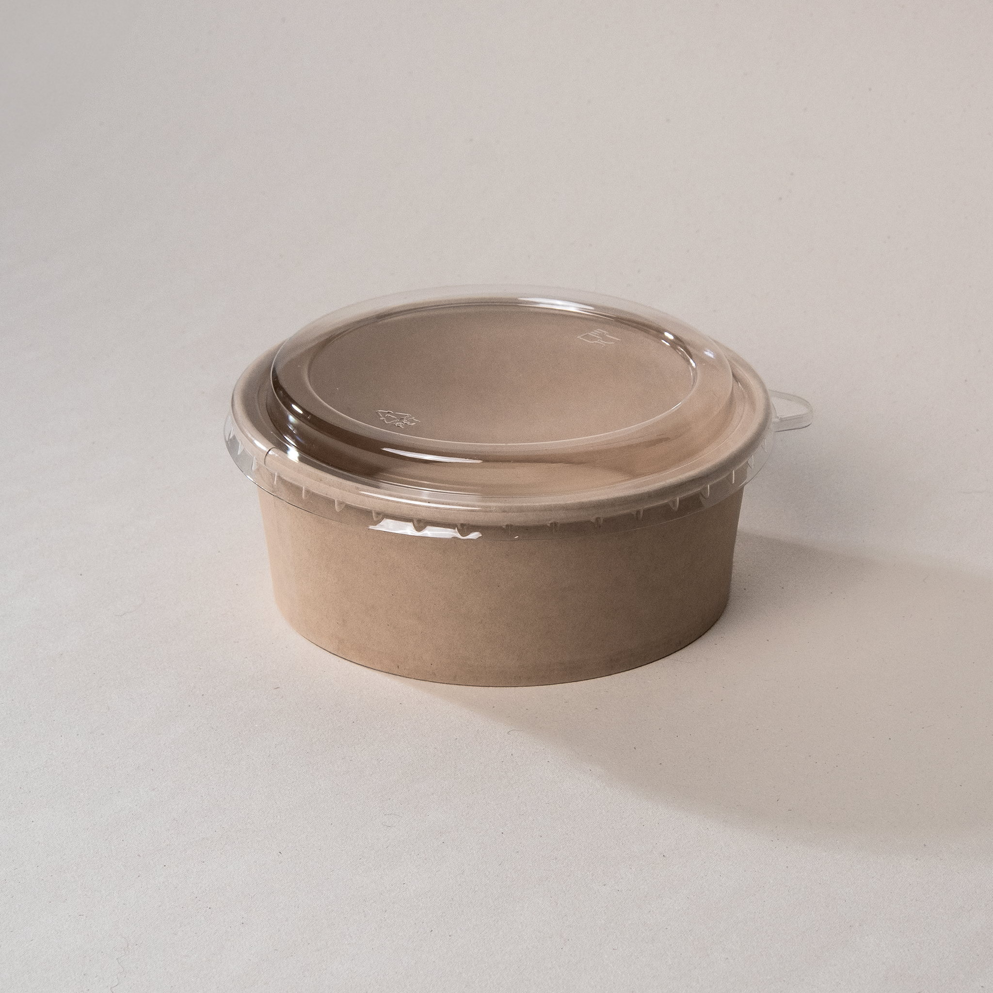 Bowl Tipo Ensaladera con Tapa de 32 oz de Bambú con 300 Pzs