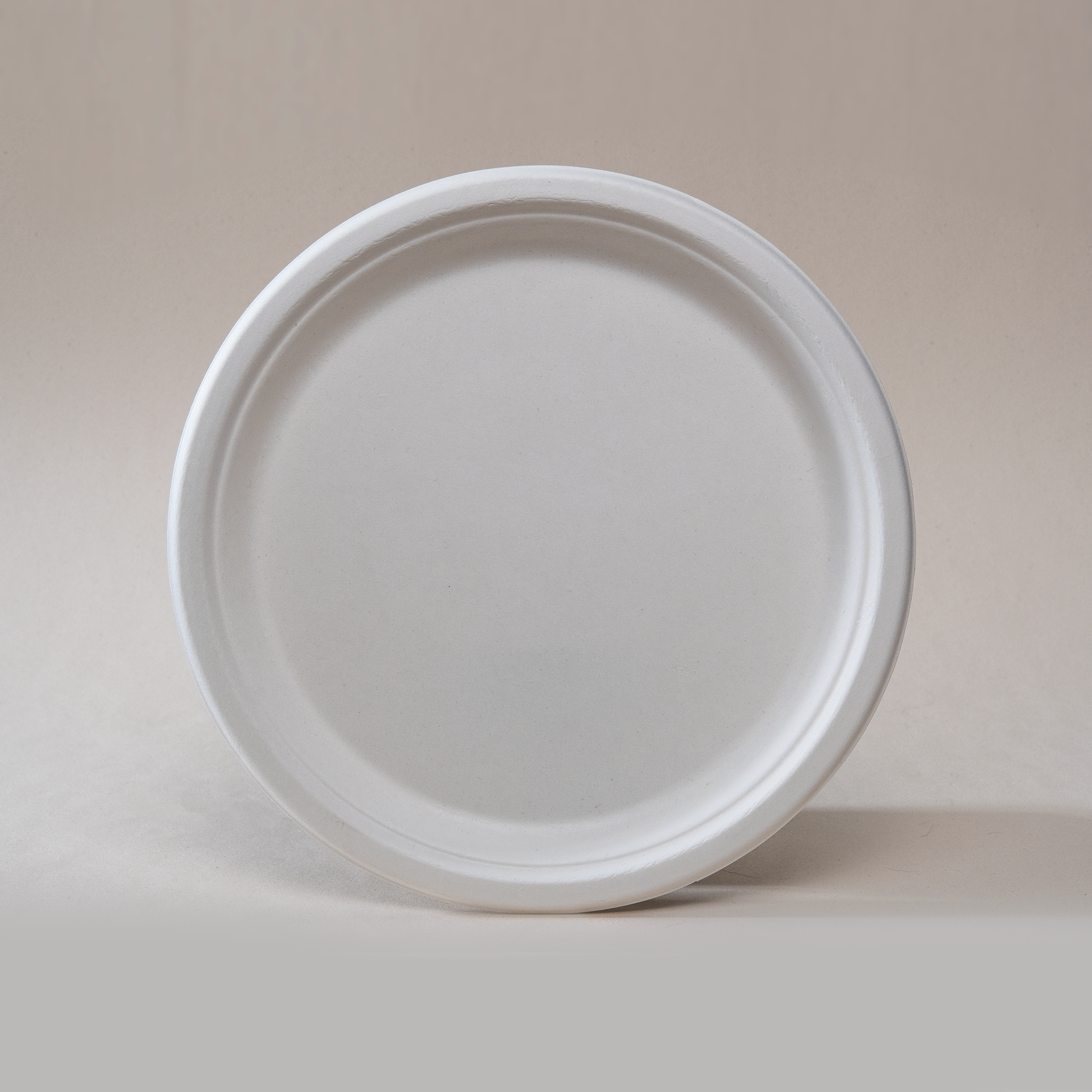 Plato Liso #10 de Bagazo de Caña 500 con Pzs