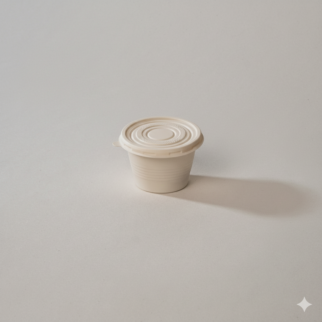 Soufflé de Fécula de Maíz con Tapa de 4 oz con 2500 Pzs c/u