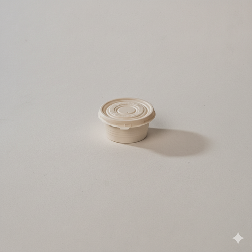 Soufflé de Fécula de Maíz con Tapa de 2 oz con 2500 Pzs c/u
